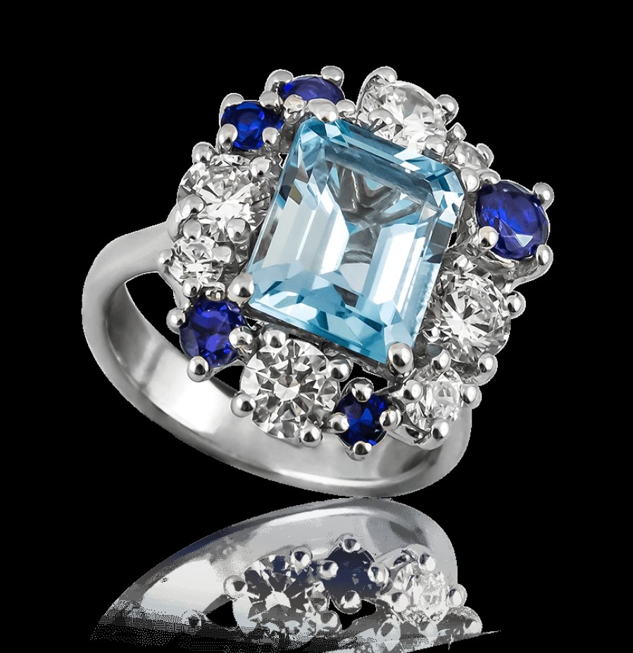 Anelli MANGANESE Gioielli | Anello Blue "Ghiaccio"