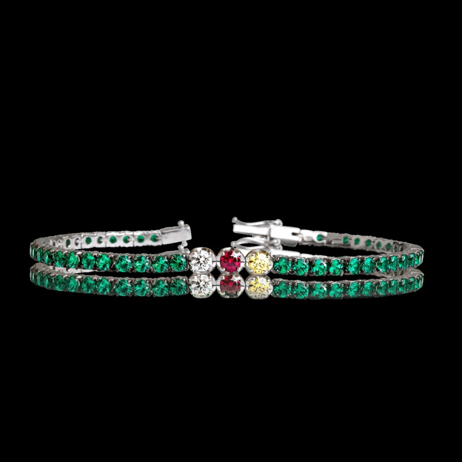 Bracciali MANGANESE Gioielli | Bracciale Tennis Billiard Academy R346Bav "Classic"