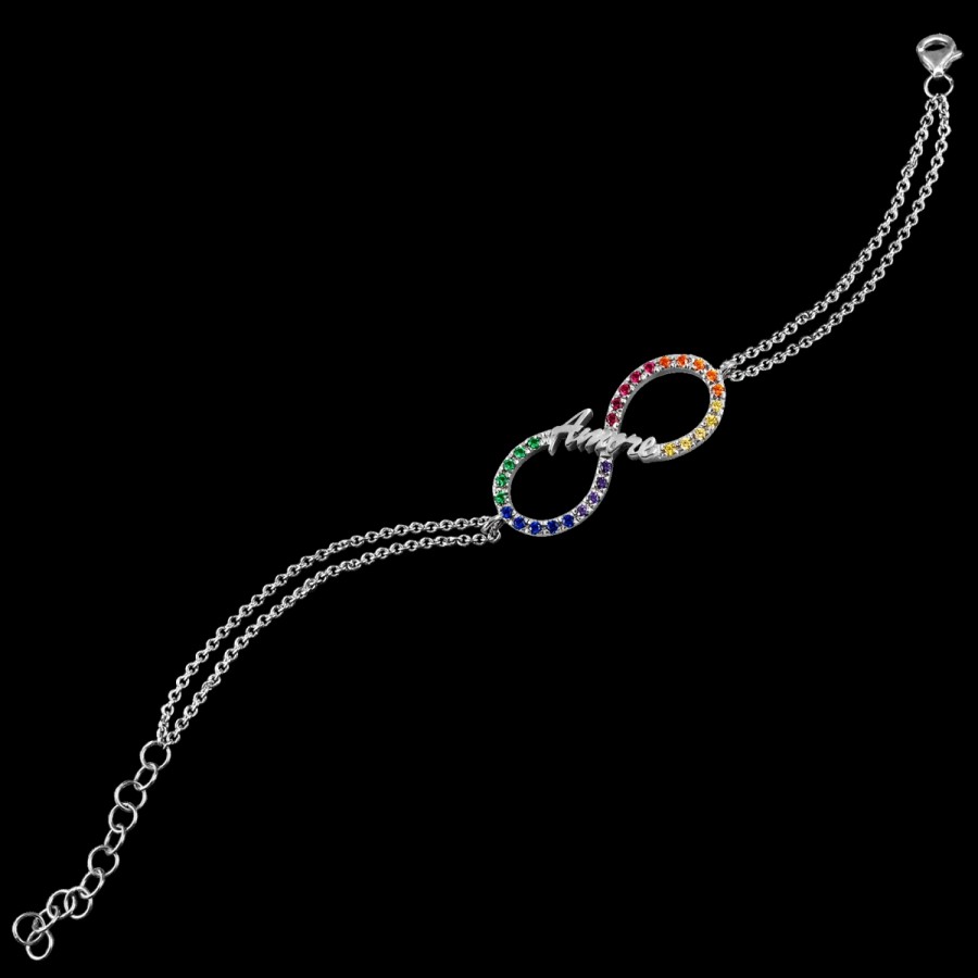 Bracciali MANGANESE Gioielli | Bracciale Amore Infinito "Planet Pride"