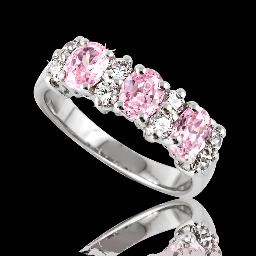 Anelli MANGANESE Gioielli | Anello Pietre Rosa A403Fr "Lovely Pastel"